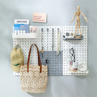Self-Adhesive Wall Panels Pegboard Wall Organizer