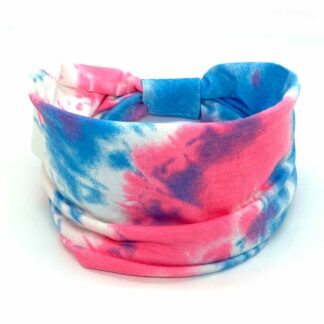 Fashion Tie Dye Wide Knotted Headbands