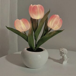 Simulation Flower LED Tulip Table Lamp