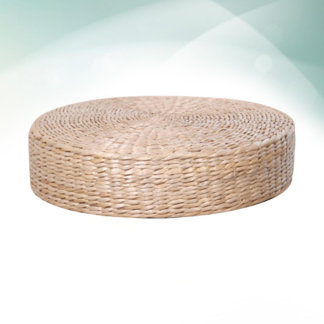 Tatami Straw Weaving Cushion Round Floor Mattress Yoga Pillow Seat