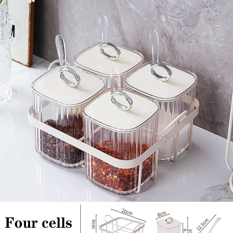 Condiment Cruet Storage Container Spice Rack - Image 2