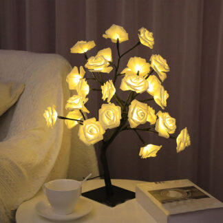 Fairy Night Light Rose Lamps LED, USB