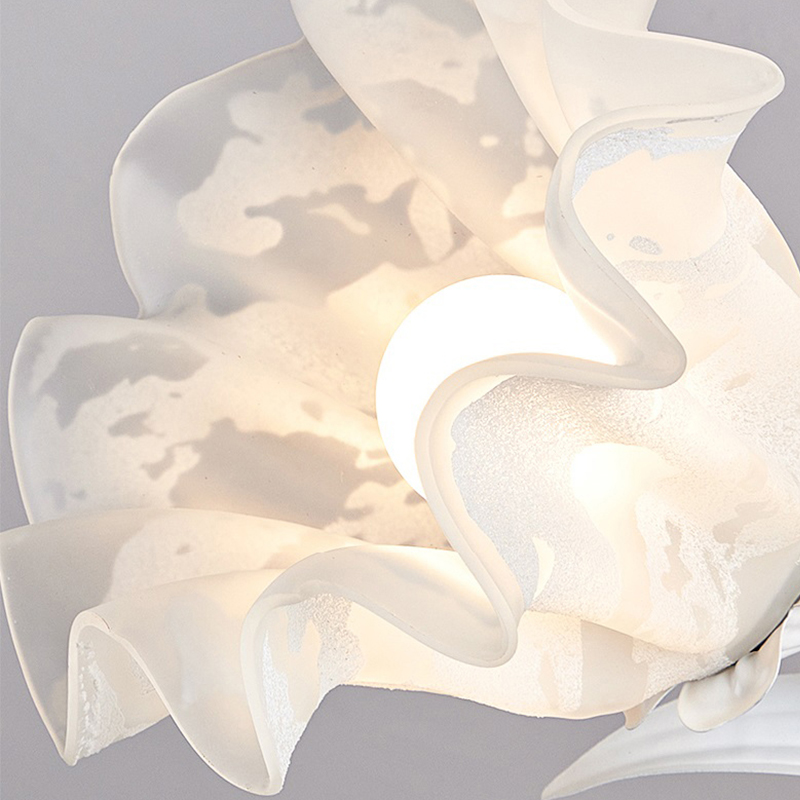 Vintage Pink Flower Bedside Bed Table Lamp for Home Bedroom - Image 3