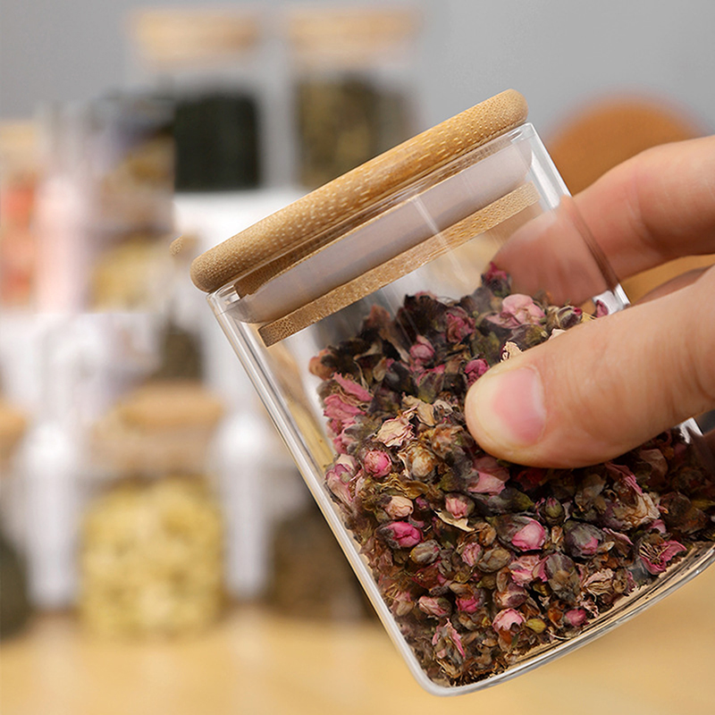 6.2*8.2 Portable Kitchen Glass Small Airtight Storage Jars - Image 3