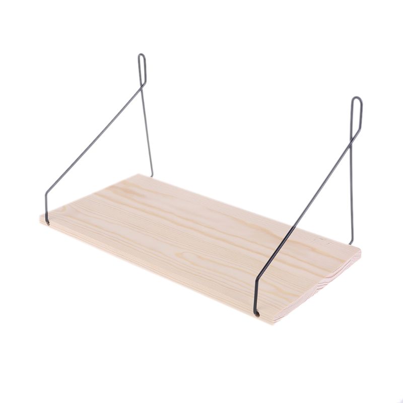 Wooden Wall Mounted Book Shelf Storage Rack - Image 3