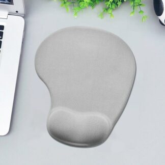 Grey Wrist Rest Mouse Pad Silicone Ergonomic Hand Support