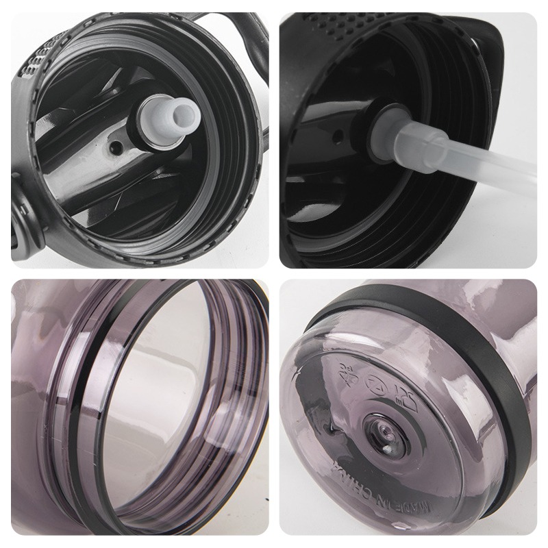 700ML Portable Leak-proof Large-capacity Water Bottle with Straw - Image 7