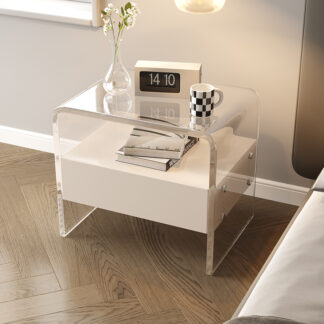 Luxury Acrylic Storage Tables De Nuit Home Furniture