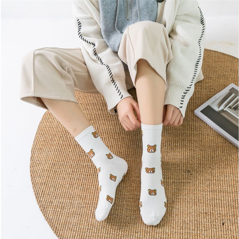 1 Pair Cow Socks Animal Cute Cartoon - Image 4