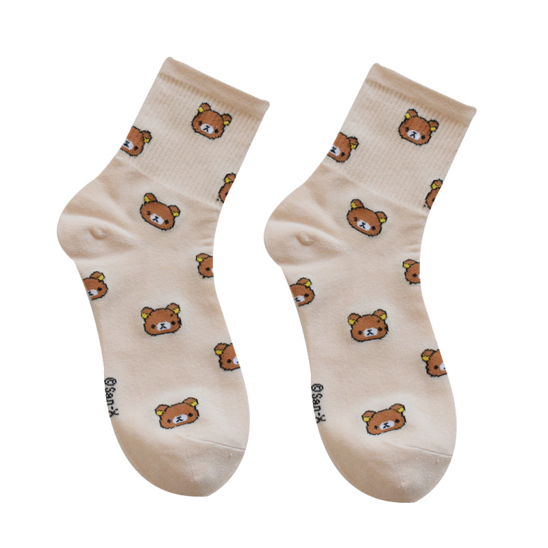 1 Pair Cow Socks Animal Cute Cartoon - Image 5