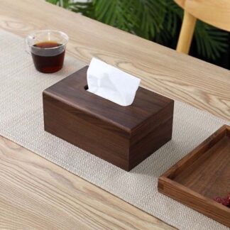 Nordic Handmade Wooden Tissue Box