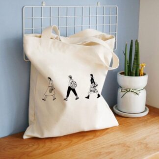 Eco Foldable Reusable Shopping Bags Canvas Tote Bag