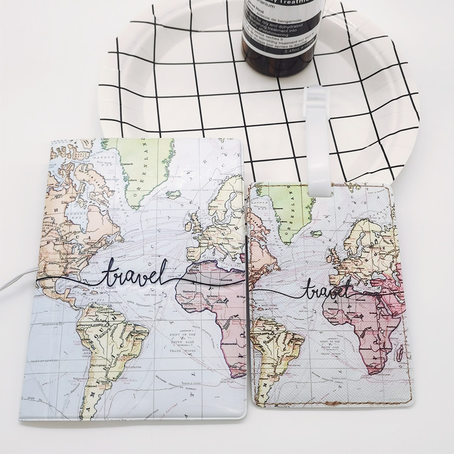 2PCS/Set Travel Passport Cover LuggageTag - Image 3