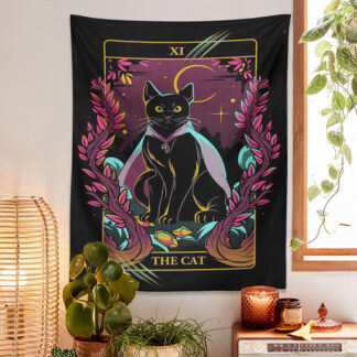 Black Cat Art Wall Decor