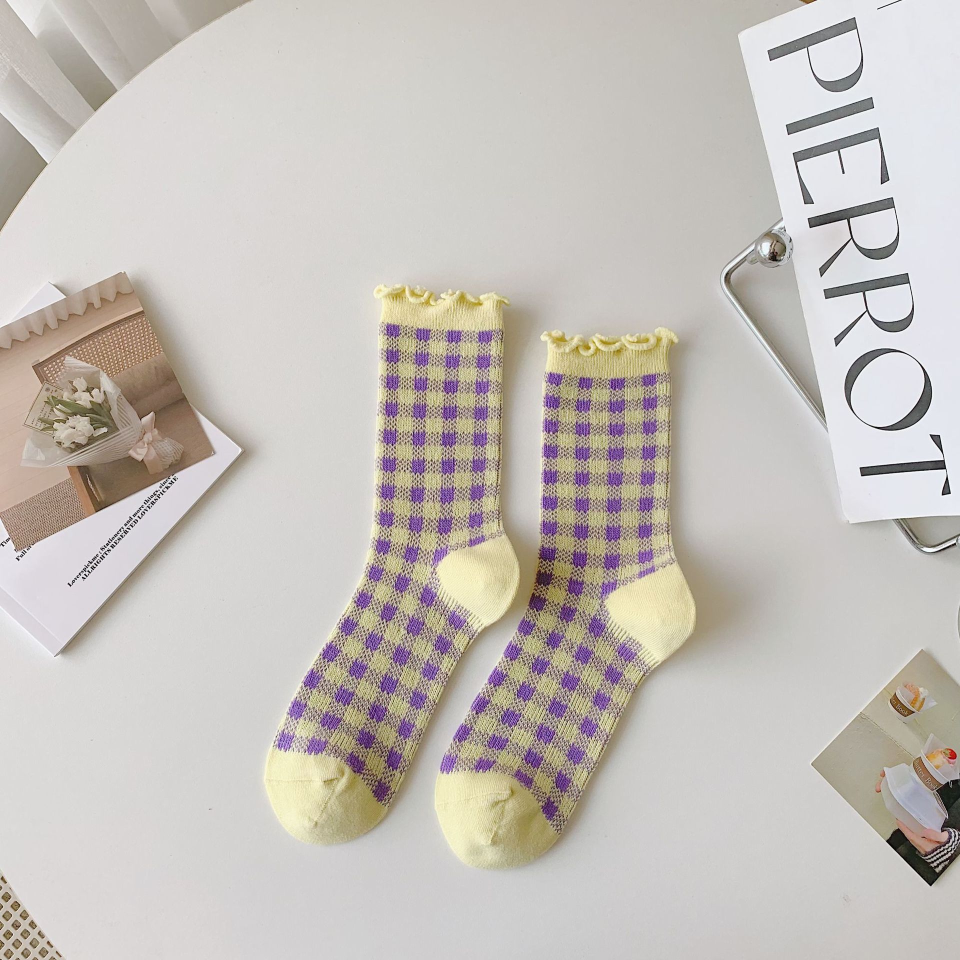 Mid-tube Comfortable and Breathable Piles Socks - Image 4