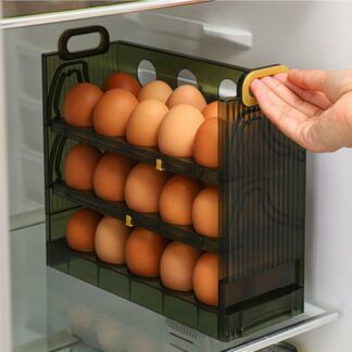 Egg Storage Box Durable And Convenient Flip Egg Storage Box