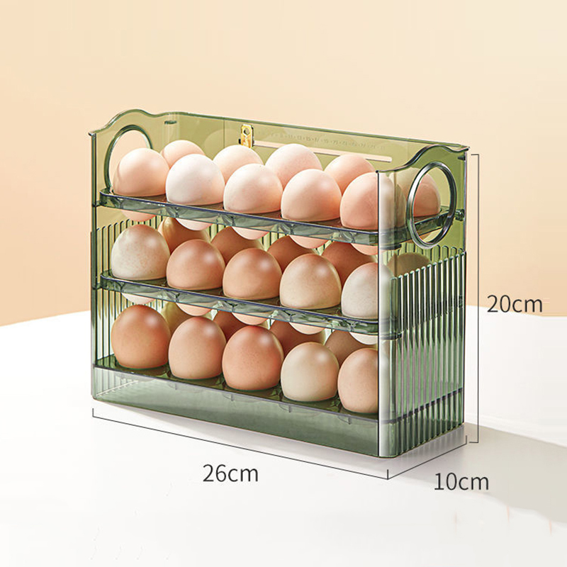 Egg Storage Box Refrigerator Organizer Food Containers - Image 2