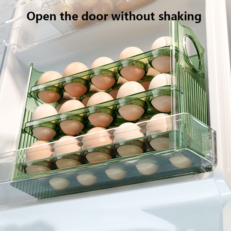 Egg Storage Box Refrigerator Organizer Food Containers - Image 6