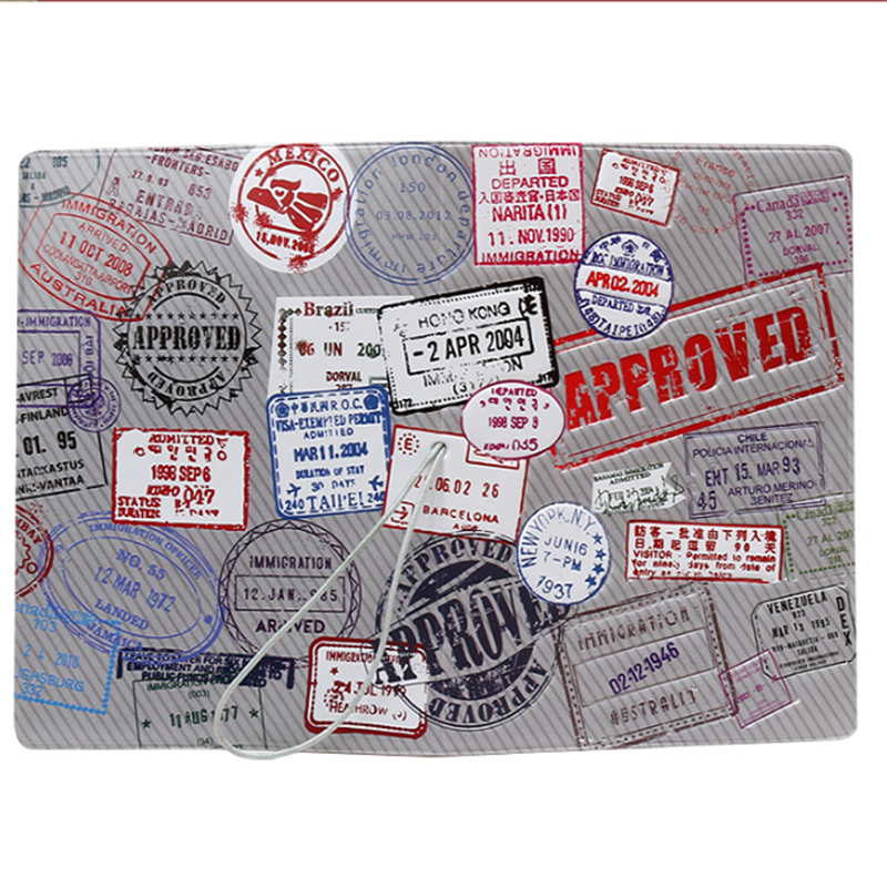 Fashion Passport Cover Case Leather Pink - Image 2