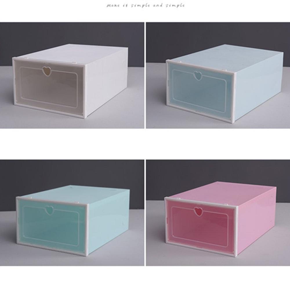 Flip Shoes Box Thickened Transparent Drawer Case Plastic Shoe Boxes - Image 5