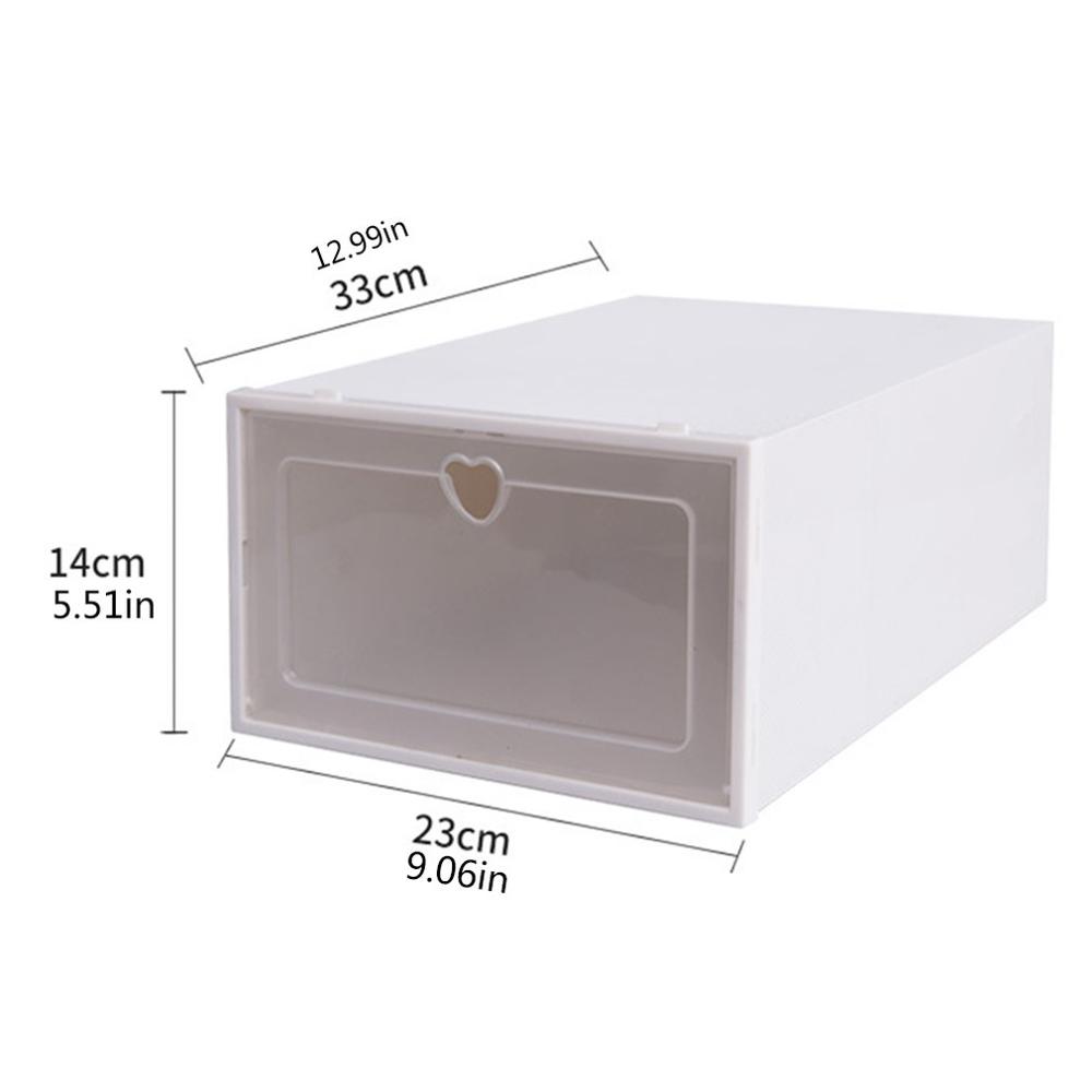 Flip Shoes Box Thickened Transparent Drawer Case Plastic Shoe Boxes - Image 6