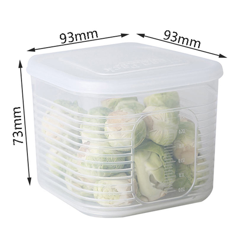Fridge Organizer Containers Fresh Vegetable Fruit Drain Basket - Image 6