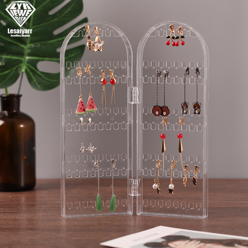 120 Holders Earring Display Stand Jewelry Organizer Storage Box - Image 2