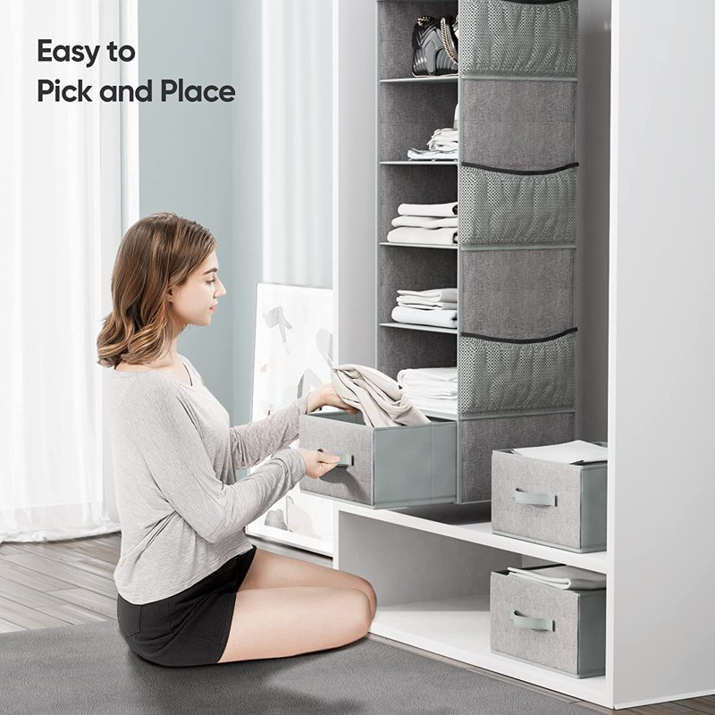 Hanging Shelf Organizer with 3 Removable Drawers - Image 5