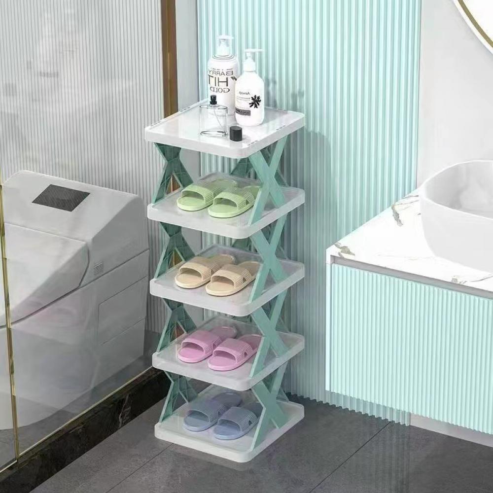 Household Folding Shoe Cabinet Multi-layer Simple Shoe Rack