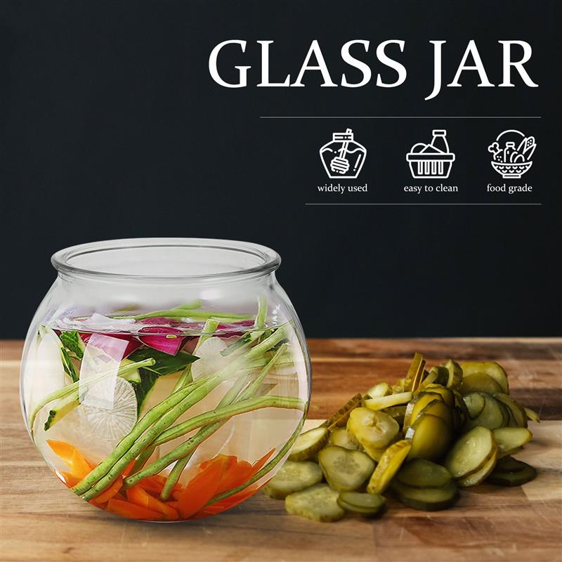 Jar Pickle Glass Can Kimchi Storage Food Container Jars - Image 6