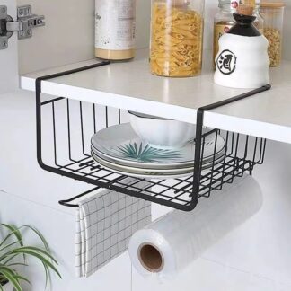 Multifunction Metal Iron Kitchen Organizer Shelf Desk Cabinet Storage Rack