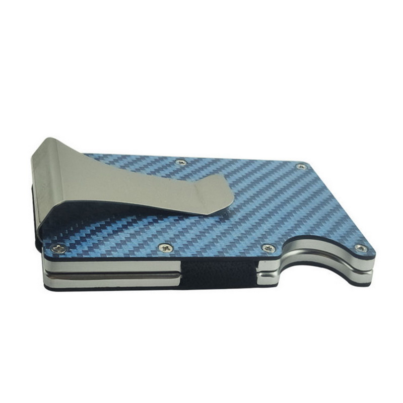New Design Portable Carbon Fiber Card Holder Money Clip - Image 2