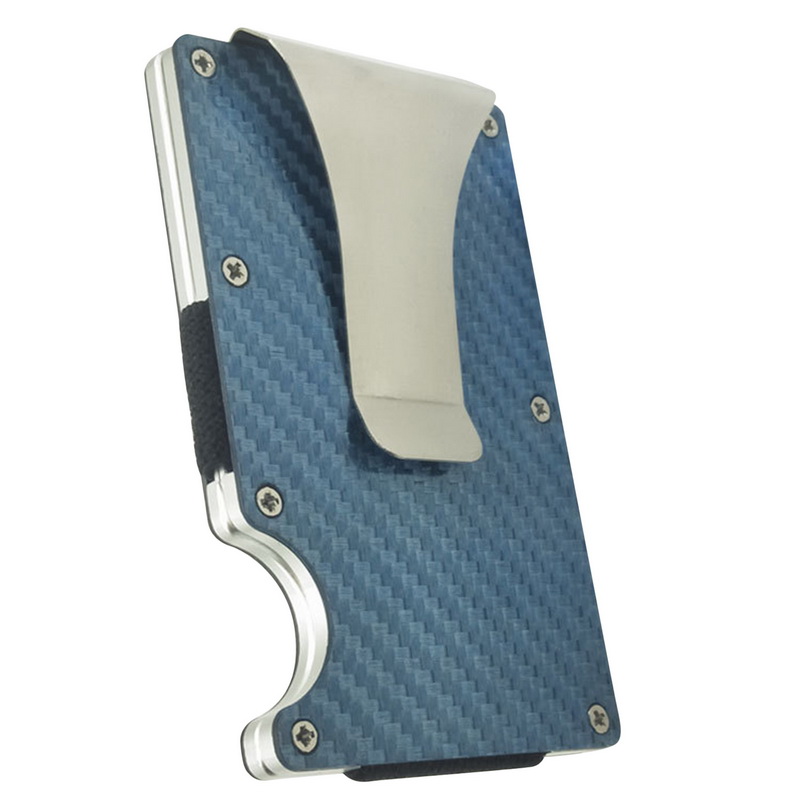 New Design Portable Carbon Fiber Card Holder Money Clip