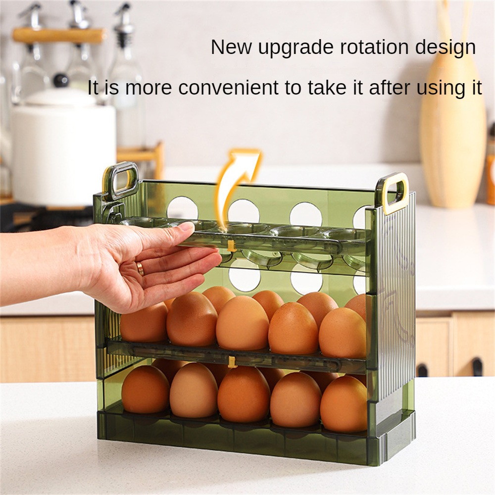 New Egg Storage Box of 30 Egg Plastic Home Kitchen Egg Tray - Image 2