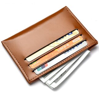 Unisex New Leather Credit Card Holder