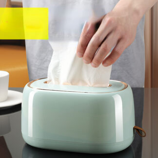 Light Luxury Desktop Spring Tissue Box