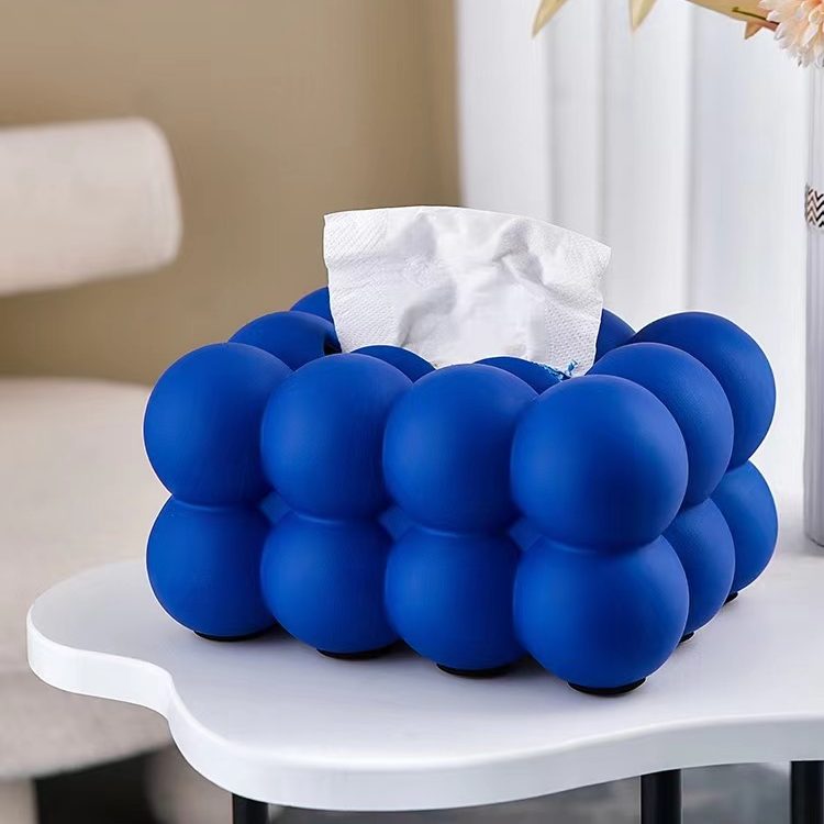 Nordic Style Tissue Box Large Bubble Ball Shape