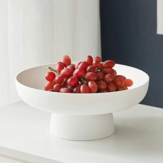 Nordic Style White Round Decorative Tray