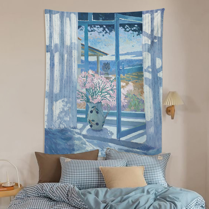 Oil Painting Windows Painting Posters Tapestry Wall Hanging - Image 2