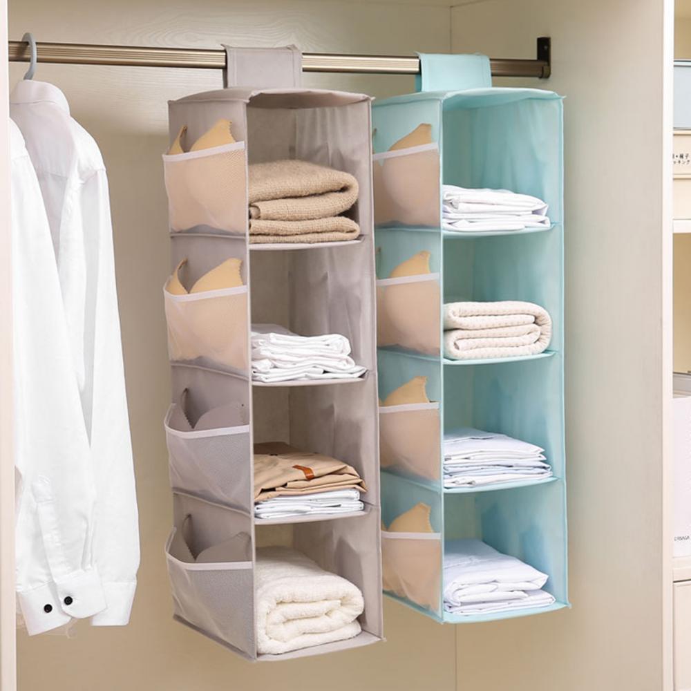 Oxford Cloth Washable Multilayer Foldable Hanging Storage Rack - Image 3