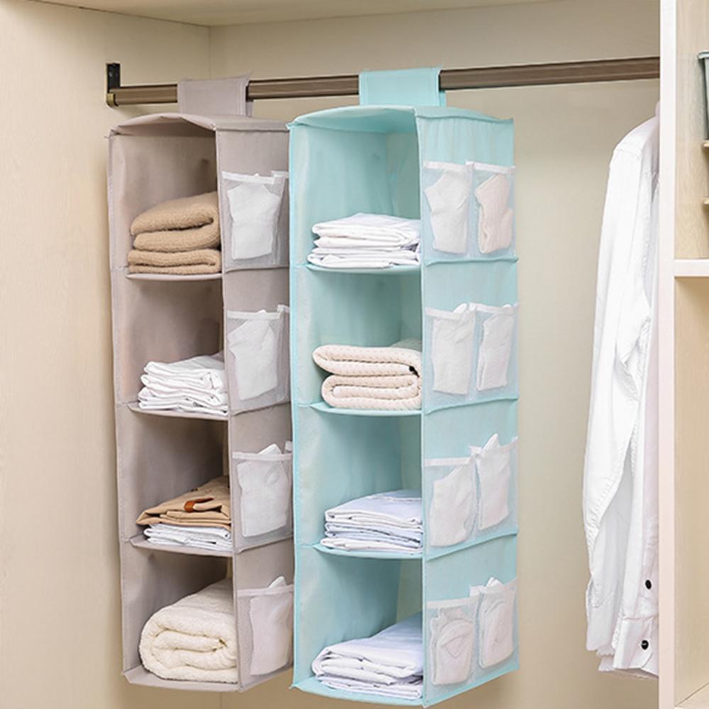 Oxford Cloth Washable Multilayer Foldable Hanging Storage Rack