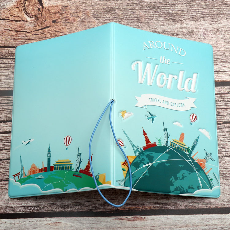 Cute Cartoon Passport Cover PU Leather 14*10cm - Image 2