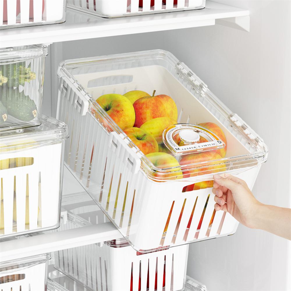 Refrigerator Storage Box Fridge Organizer Fresh Vegetable Fruit Boxes - Image 2