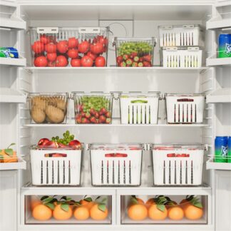 Refrigerator Storage Box Fridge Organizer Fresh Vegetable Fruit Boxes