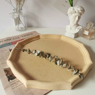 Nordic Style Retro Wooden Decor Tray Storage Tray