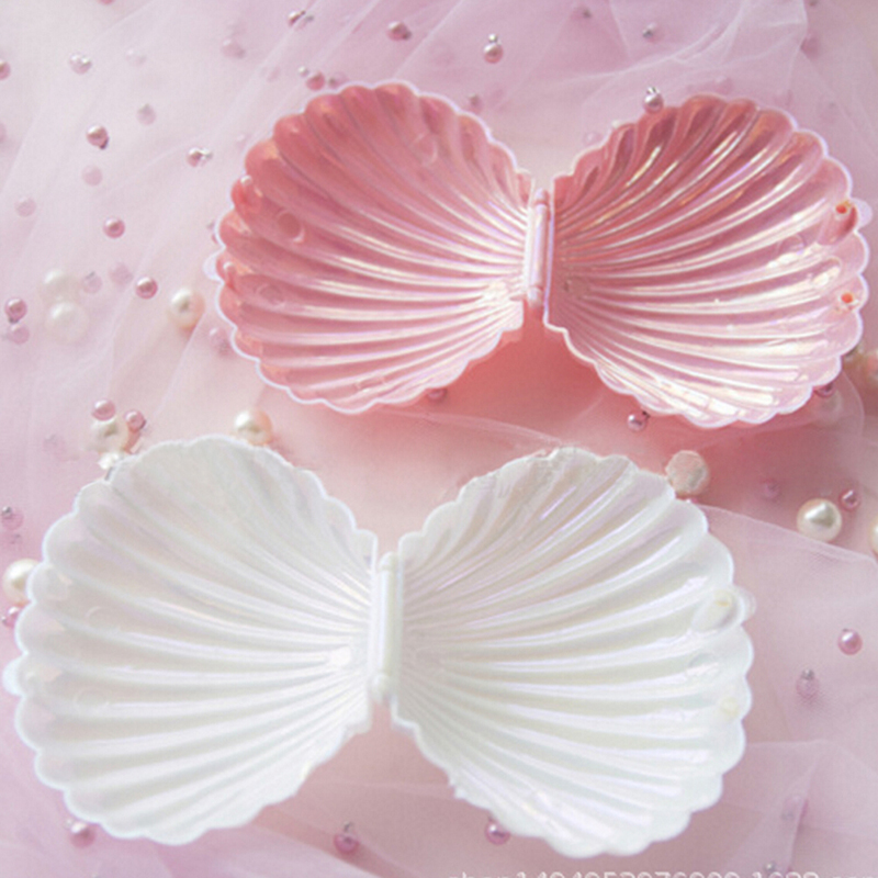 Romantic Pink Macaron Shell Shape For Jewelry Display Storage Box - Image 3
