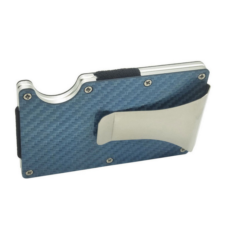 New Design Portable Carbon Fiber Card Holder Money Clip - Image 3
