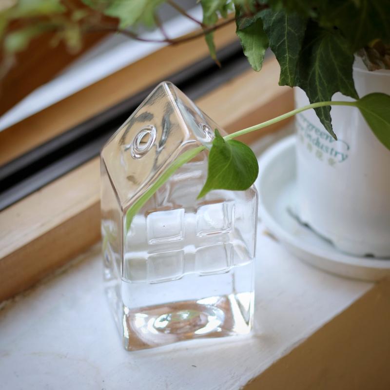 Clear Glass Flower Vase Plant Stand Vase Flower Pot Hydroponic Container - Image 5