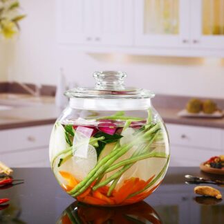 Jar Pickle Glass Can Kimchi Storage Food Container Jars