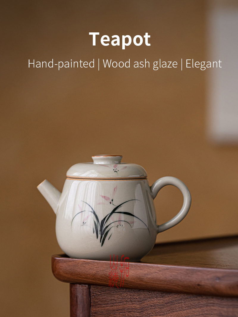 160ML Chinese Style Ceramic Teapot - Image 4